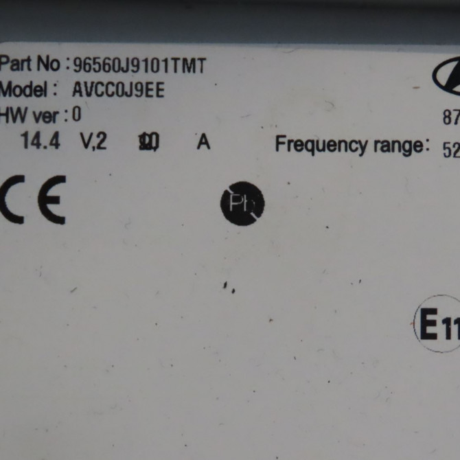 Autoradio occasion  Hyundai KONA (OS, OSE, OSI) 1.6 crdi e-vgt (2018)   96560J9101TMT  3