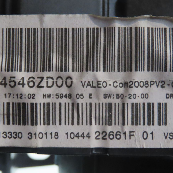 Bloc commodos occasion  Peugeot 208 I (CA_, CC_) 1.6 hdi / bluehdi 75 (2013) 5 portes   98154546ZD  3