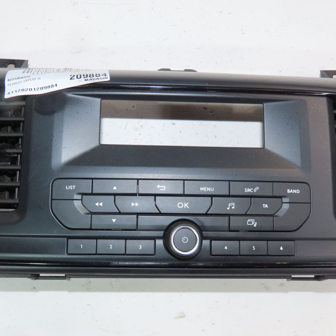 Autoradio occasion  Peugeot EXPERT Camionnette (V_) 1.6 bluehdi 115 (2016)   98120819ZD  1