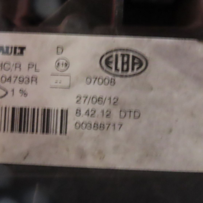 Phare droit occasion  Dacia SANDERO 1.5 dci (2010) 5 portes   260104793R  3