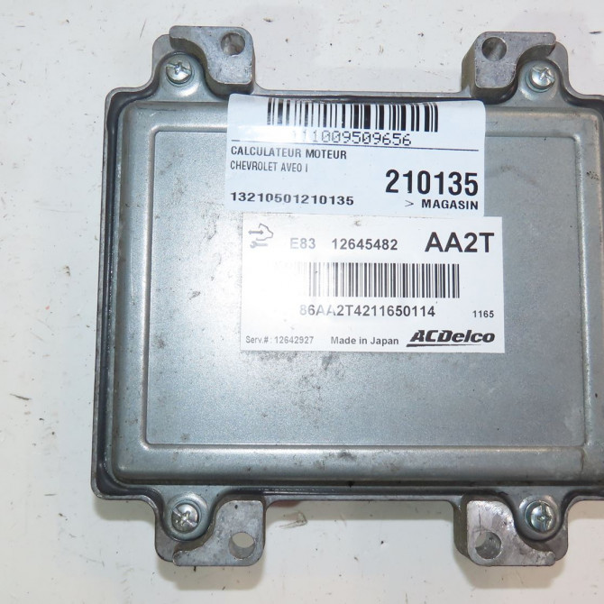 Calculateur moteur occasion  Chevrolet AVEO 3/5 portes (T300) 1.6 (2011)   12645482  1
