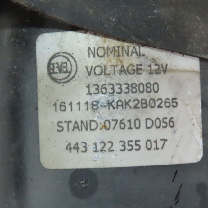 Moteur essuie-glace avant occasion  Peugeot BOXER Camion plate-forme/Châssis 2.2 hdi 110 (2011)   6405PP  2