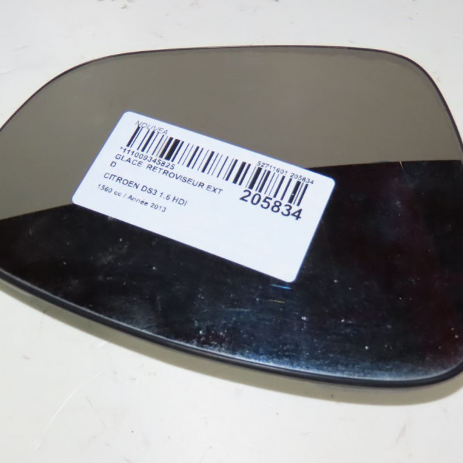 Glace  retroviseur exterieur droit occasion  Citroën DS3 (SA_) 1.6 hdi 115 (2012-2015)   8151PP  1