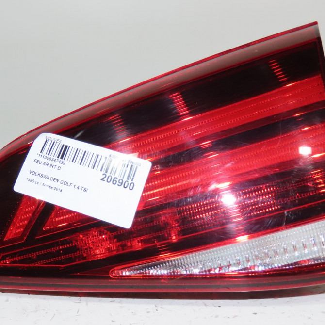 Feu arrière intérieur droit occasion  Volkswagen vw GOLF VII (5G1, BQ1, BE1, BE2) 1.4 tsi multifuel (2013-2018) 5 portes   5G0945094AG  1