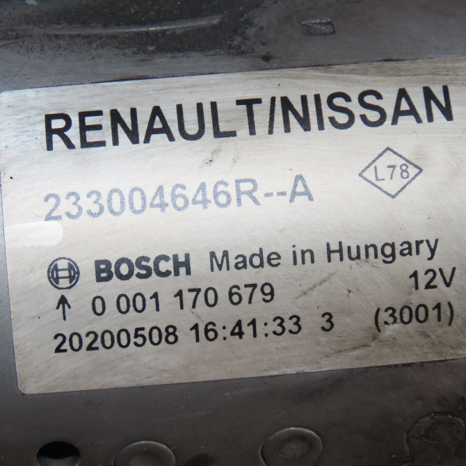 Démarreur occasion  Dacia SANDERO II 1.0 tce 100 (b8ml) (2019)   233004646R  2