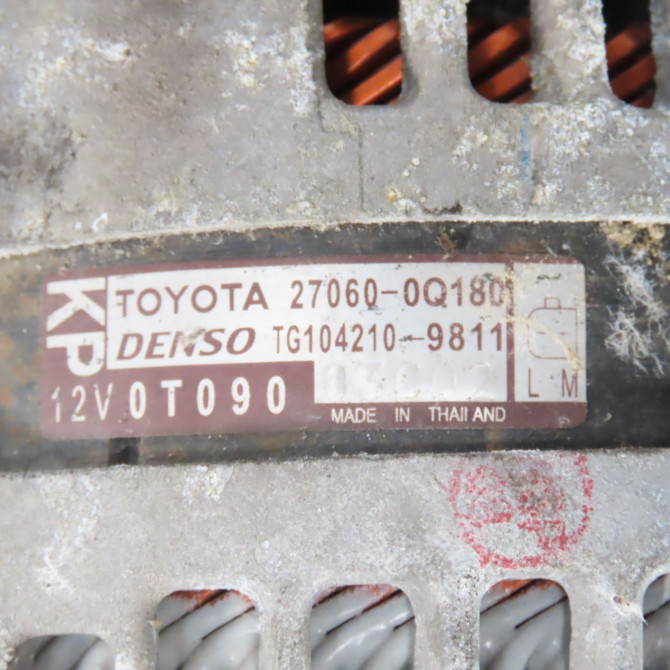 Alternateur occasion  Toyota AYGO (_B4_) 1.0 vvti (kgb40) (2018)   270600Q180  2