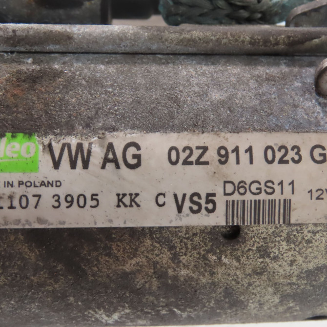 Démarreur occasion  Volkswagen vw GOLF V (1K1) 1.4 tsi (2005-2008)   2Z911024P  2