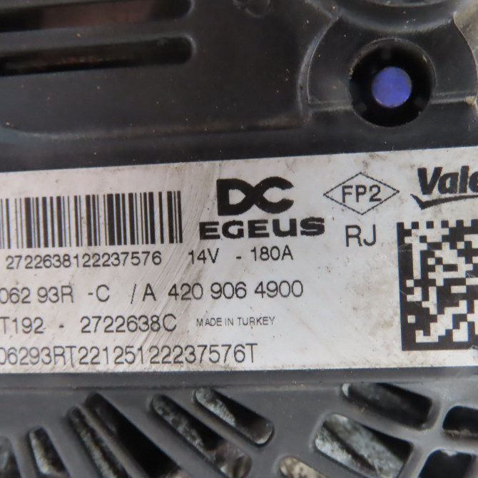 Alternateur occasion  Renault CLIO V (B7_) 1.5 blue dci 100 (b7ad) (2021)   231006293R  2