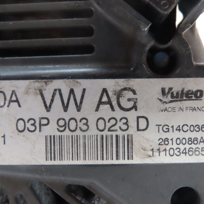 Alternateur occasion  Volkswagen vw POLO V (6R1, 6C1) 1.2 tdi (2009) 5 portes   3P903023D  2