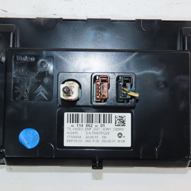 Afficheur digital occasion  Peugeot 308 SW II (LC_, LJ_, LR_, LX_, L4_) 1.6 bluehdi 120 (2014-2021)   9811486280  2