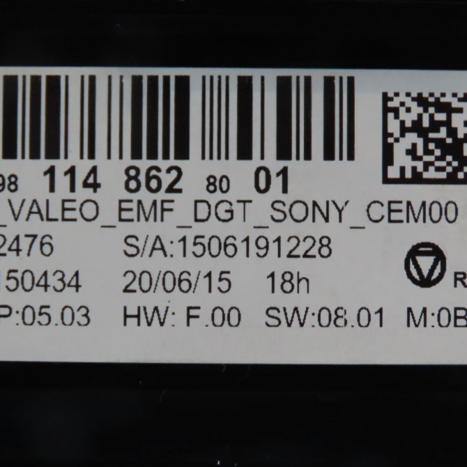 Afficheur digital occasion  Peugeot 308 SW II (LC_, LJ_, LR_, LX_, L4_) 1.6 bluehdi 120 (2014-2021)   9811486280  3