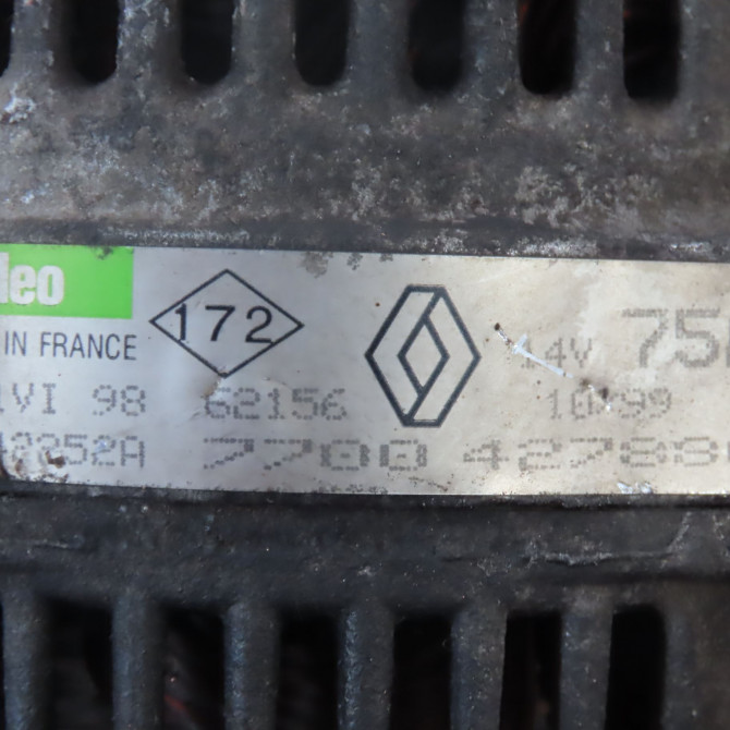 Alternateur occasion  Renault TWINGO I (C06_) 1.2 (c066, c068) (1996-2007) 3 portes   7700427880  2