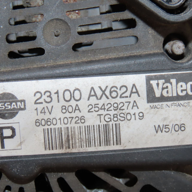 Alternateur occasion  Nissan NOTE (E11, NE11) 1.4 (2006-2012)   23100AX62A  2