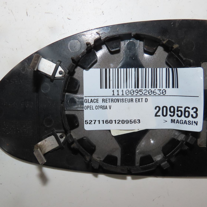 Glace  retroviseur exterieur droit occasion  Opel CORSA E (X15) 1.3 cdti (08, 68) (2014)   13296268  2