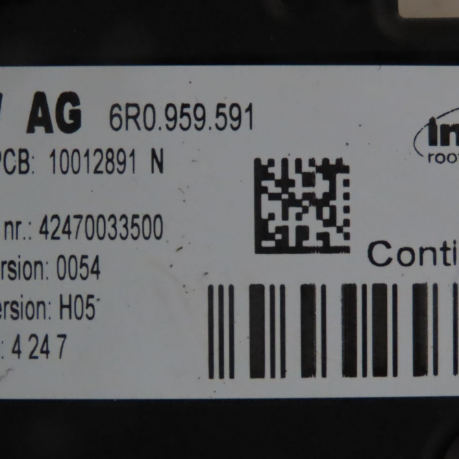 Moteur toit ouvrant occasion  Volkswagen vw SCIROCCO III (137, 138) 2.0 tdi (2010-2017)   6R0959591  2