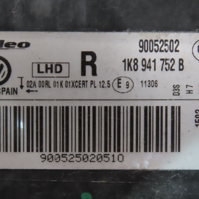 Phare droit occasion  Volkswagen vw SCIROCCO III (137, 138) 2.0 tdi (2010-2017)   1K8941752B  3