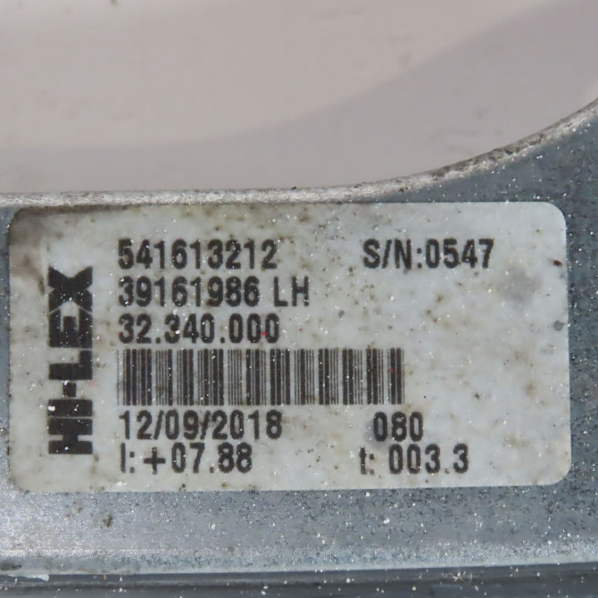 Mecanisme+moteur leve-glace avg occasion  Opel CORSA E (X15) 1.4 (08, 68) (2014)   39161986  2