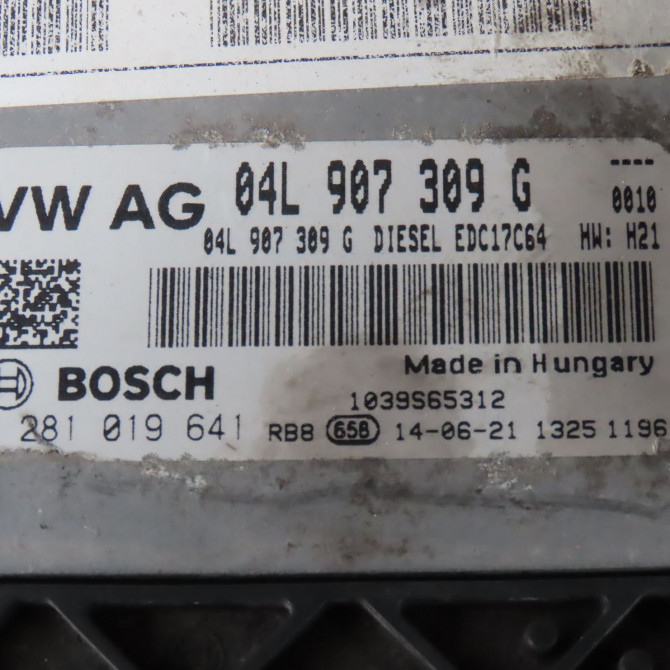 Calculateur moteur occasion  Volkswagen vw SCIROCCO III (137, 138) 2.0 tdi (2010-2017)   04L907309G  2