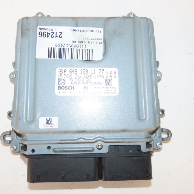 Calculateur moteur occasion  Mercedes-benz VITO / MIXTO Camionnette (W639) 109 cdi (639.601, 639.603, 639.605) (2003)   A6461501177  1