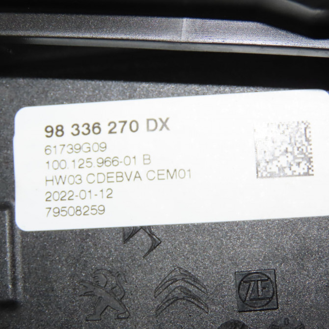 Levier de vitesses occasion  Peugeot 208 II (UB_, UP_, UW_, UJ_) 1.2 puretech 100 (2019) 5 portes   98336270DX  2