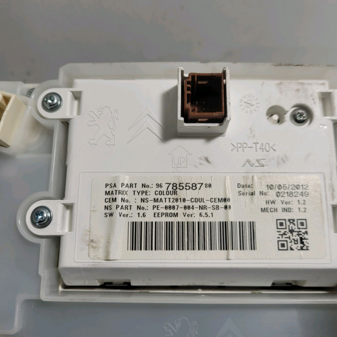 Bloc compteurs occasion  Peugeot 208 I (CA_, CC_) 1.4 hdi (2012) 3 portes   9822633380  3