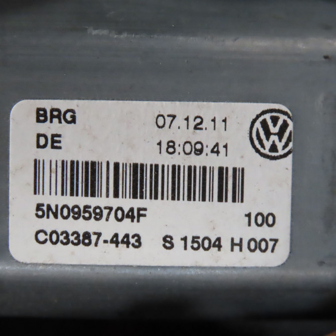 Mecanisme+moteur leve-glace ard occasion  Volkswagen vw TIGUAN (5N_) 2.0 tdi (2008-2018) 5 portes   5N0839462A  2