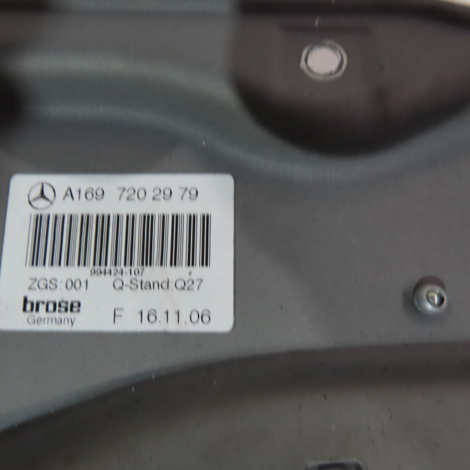 Mecanisme+moteur leve-glace avg occasion  Mercedes-benz CLASSE A (W169) A 200 cdi (169.008, 169.308) (2004-2012) 5 portes   1697203179  2