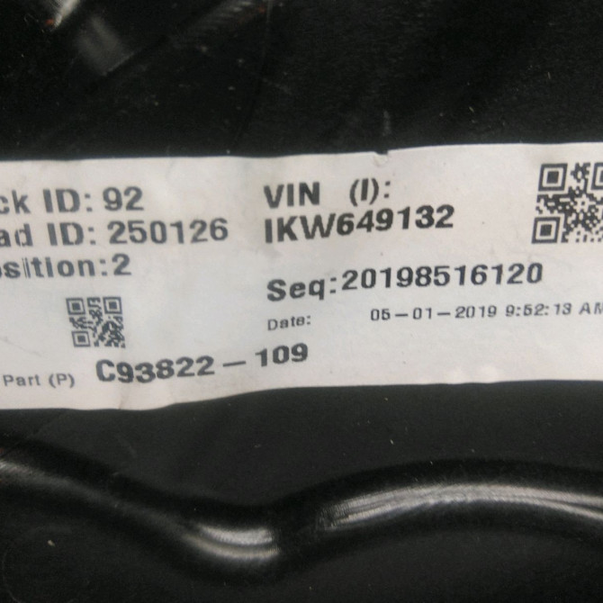 Mecanisme + moteur lève-glace avant droit occasion  Jeep WRANGLER IV (JL) 2.2 multijet ii (jl72, jl74) (2017)   00K68301892AA  2