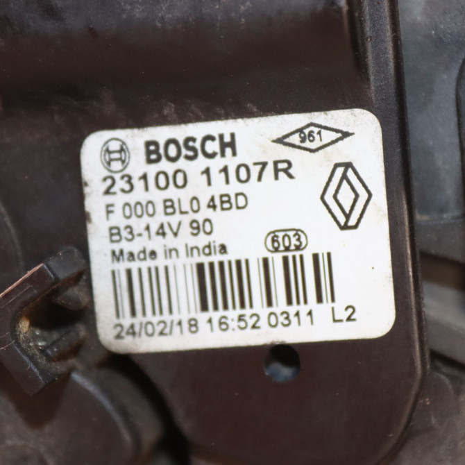 Alternateur occasion  Renault CLIO IV (BH_) 1.2 16v (2012)   231001107R  2