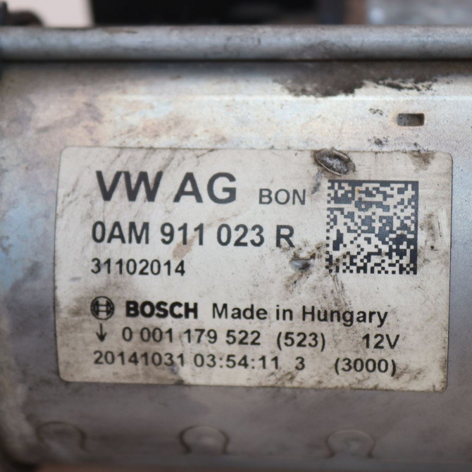 Démarreur occasion  Volkswagen vw GOLF VII (5G1, BQ1, BE1, BE2) 1.4 tsi (2014-2020)   0AM911023R  2
