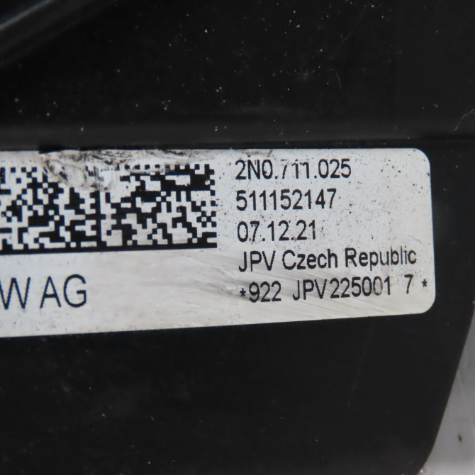 Levier de vitesses occasion  Man TGE Camionnette 2.0 tdi (01v, 03v, 36v, uyb, uyc, uyd) (2017)   2N0711025  2