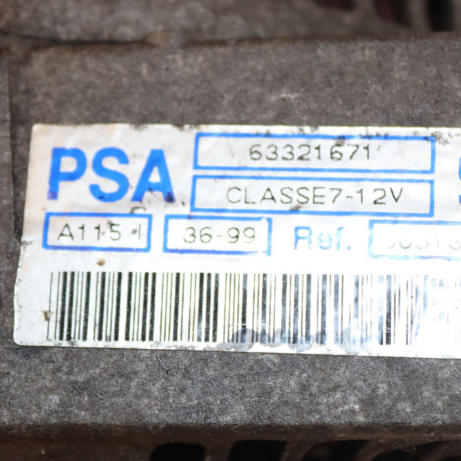 Alternateur occasion  Peugeot 306 3/5 portes (7A, 7C, N3, N5) 1.6 (1993-2000)   57051J  2