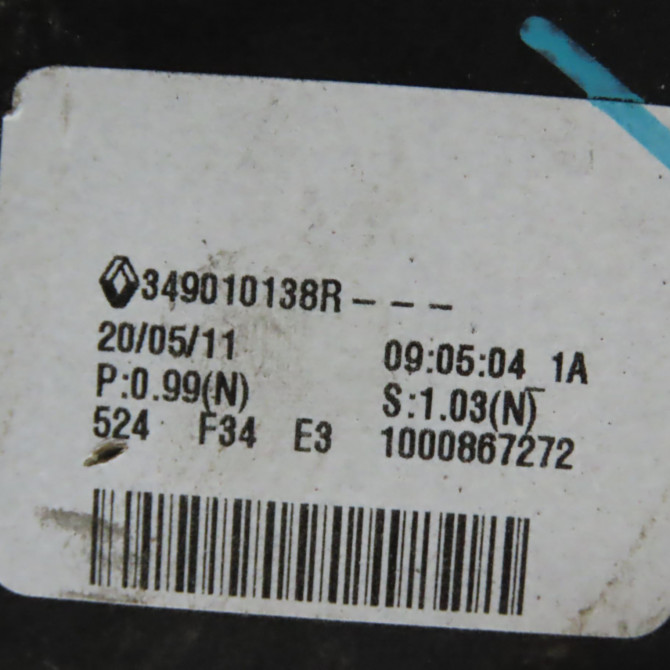 Tringlerie boite occasion  Renault CLIO V (B7_) 1.0 sce 75 (b7m5) (2019)   349010138R  2