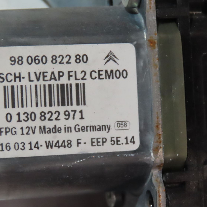 Mecanisme+moteur leve-glace arg occasion  Peugeot 208 I (CA_, CC_) 1.2 vti 82 (2012)   9816402380  3