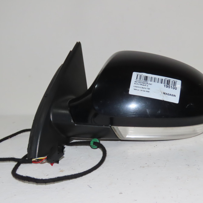 Retroviseur exterieur electrique gauche occasion  Volkswagen vw PASSAT B6 (3C2) 1.9 tdi (2005-2010) 4 portes   3C1857507DP9B9  3