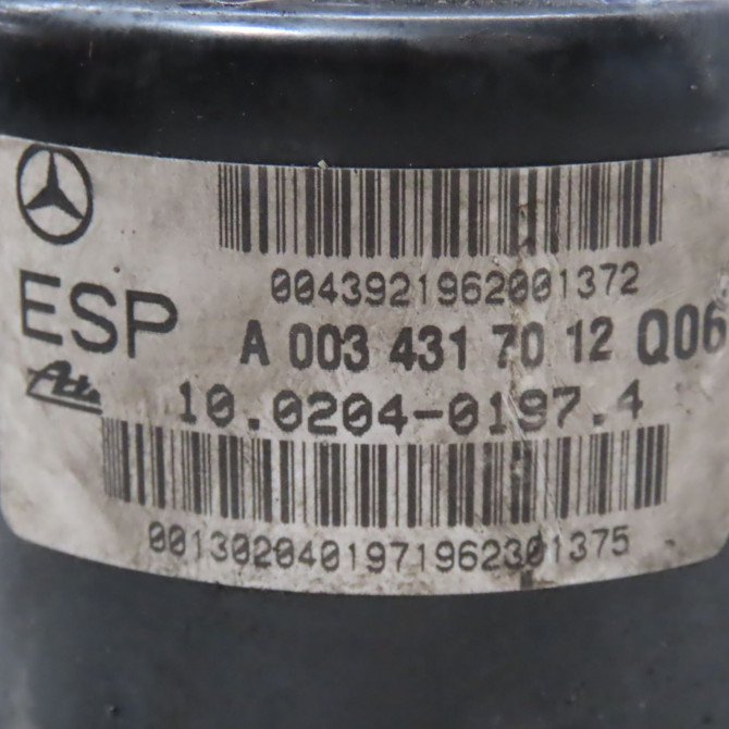 Unité hydraulique ABS occasion  Mercedes-benz SLK (R170) 200 kompressor (170.444) (2000-2004)   A0034317012  2