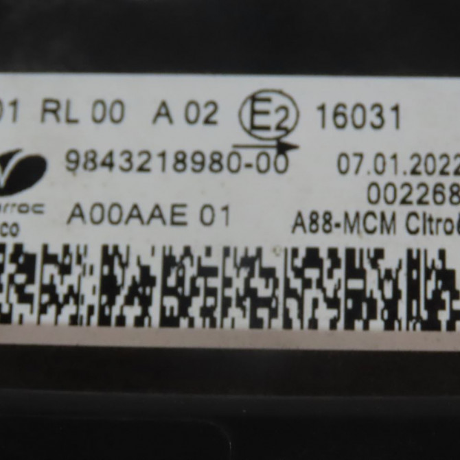 Feux position g occasion  Citroën C3 AIRCROSS II (2R_, 2C_) 1.2 puretech 110 (2rhnzb, 2rhnzw, 2rhnpx, 2rhnpj) (2017)   9843218980  2