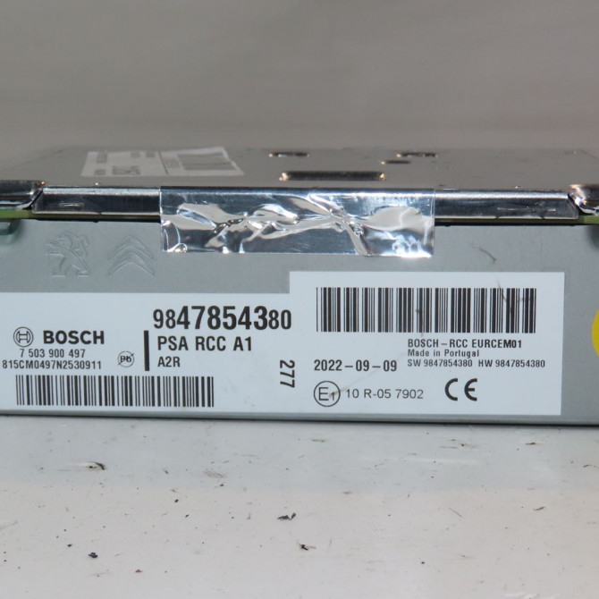 Autoradio occasion  Peugeot 208 II (UB_, UP_, UW_, UJ_) 1.2 puretech 100 (2019) 5 portes   9847854380  1