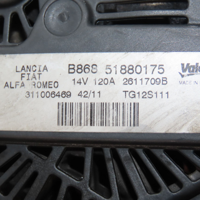 Alternateur occasion  Fiat PUNTO (199_) 1.3 d multijet (2012)   51880175  2