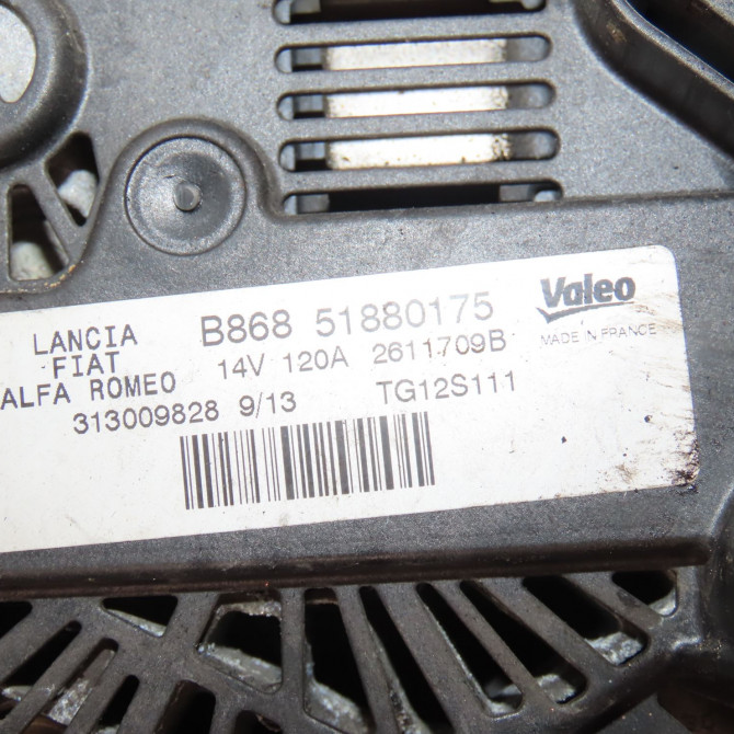 Alternateur occasion  Alfa romeo MITO (955_) 1.3 multijet (955axt1a) (2011-2015)   51880175  2