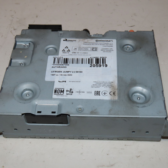 Autoradio occasion  Citroën JUMPY Camionnette (V_) 2.0 bluehdi 180 (2016)   9844106380  1