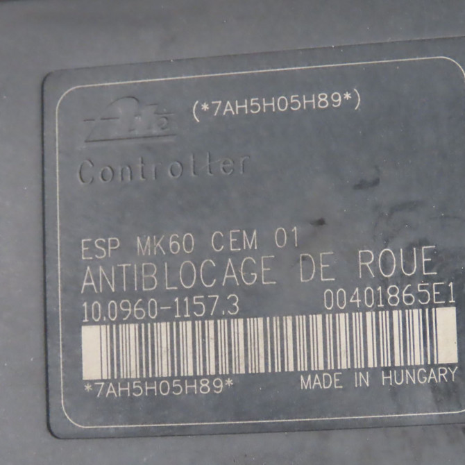 Unité hydraulique ABS occasion  Peugeot 206 CC (2D) 1.6 hdi 110 (2005-2007)   4541V7  2