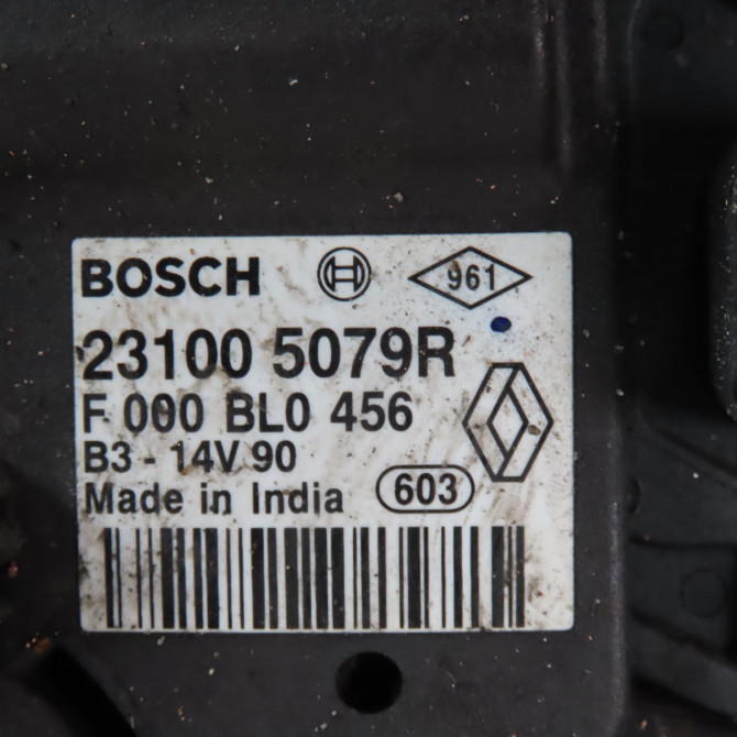 Alternateur occasion  Dacia SANDERO II Tce 90 (b8m1, b8ma) (2012) 5 portes   231005079R  2