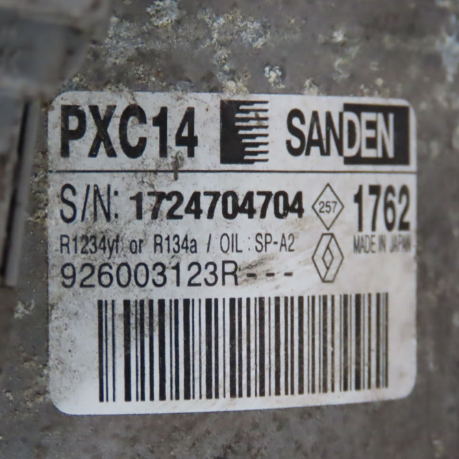 Compresseur air conditionne occasion  Renault GRAND SCÉNIC IV (R9_) 1.5 dci 110 (2016)   926003123R  2