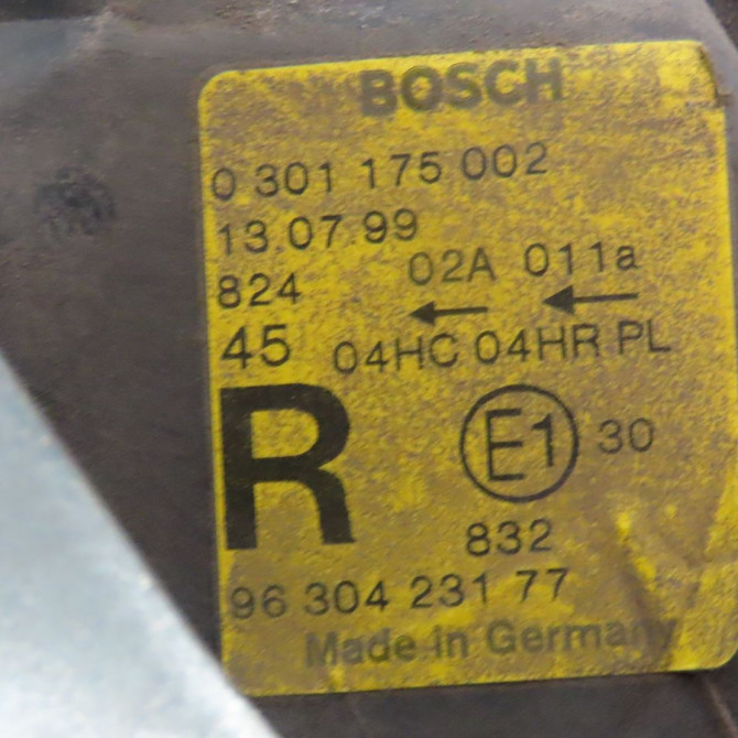 Phare droit occasion  Peugeot 406 (8B) 2.0 hdi 110 (1998-2001) 4 portes   9630423177  2