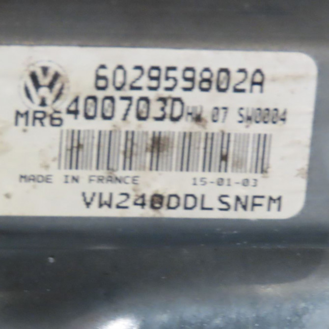 Mecanisme+moteur leve-glace avg occasion  Volkswagen vw POLO (9N_, 9A_) 1.2 (2002-2007) 5 portes   6Q3837461J  2