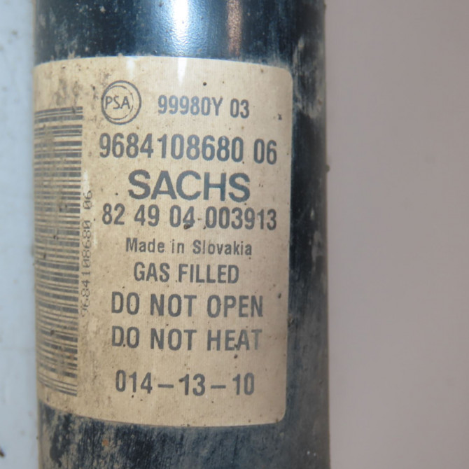 Amortisseur avant gauche occasion  Citroën BERLINGO Camionnette/Monospace (B9) 1.6 hdi / bluehdi 75 (2010) 4 portes   9684108380  2