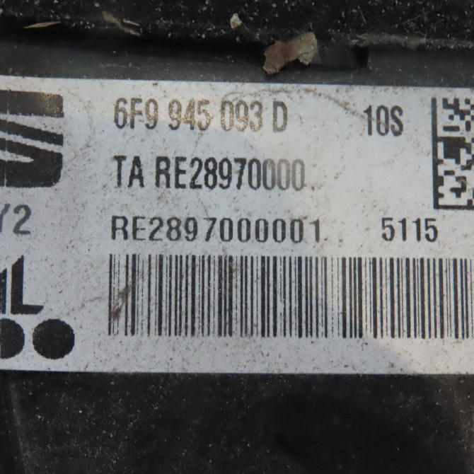 Feu arrière interieur gauche occasion  Seat ARONA (KJ7, KJP) 1.0 tsi (2017)   6F9945093D  2