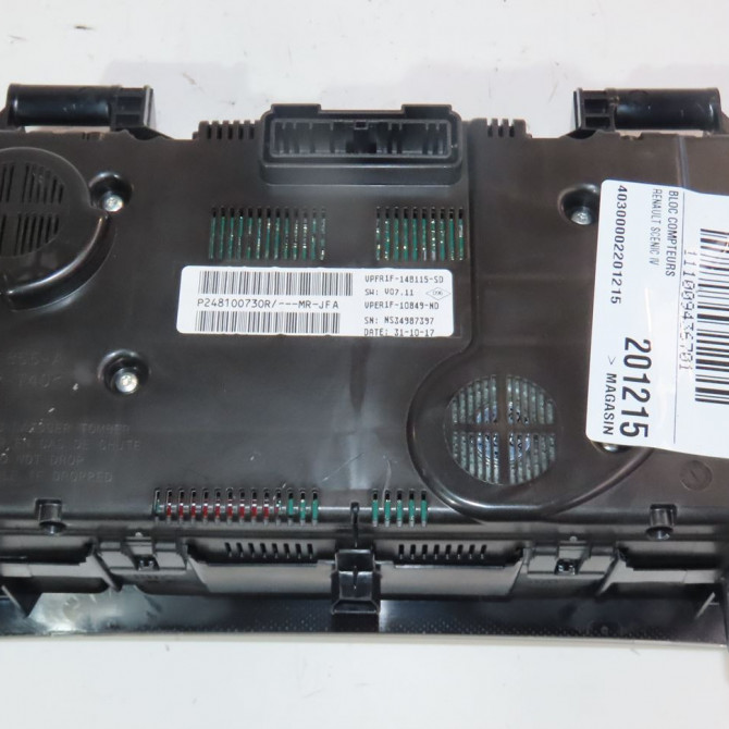 Bloc compteurs occasion  Renault SCÉNIC IV (J9_) 1.2 tce 130 (2016)   248100730R  2