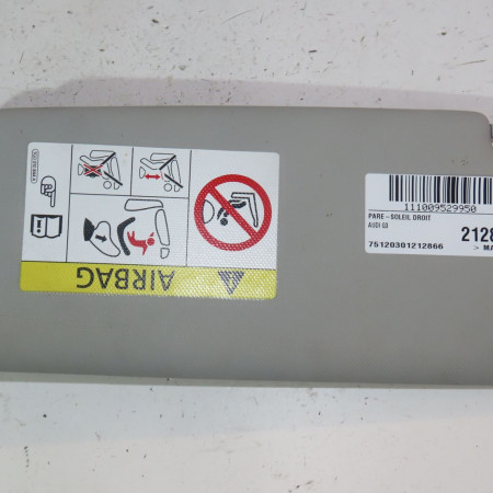 Pare-soleil droit occasion  Audi Q3 (8UB, 8UG) 2.0 tdi (2011-2018)   8U0857552ADFT9 